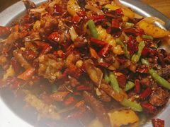 香辣肥肠鸡-嘎嘎鸭脑壳(蜀汉路店)