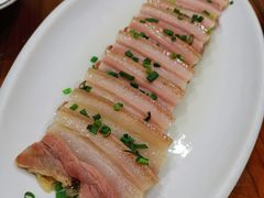 毛蟹蒸咸肉-三林民间传菜