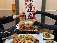 -东来菜馆•手抓海鲜家常菜•海鲜锅贴(鸽子窝店)