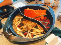 菌汤鸳鸯锅-园里火锅(仁和新城店)