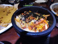 辣味鱿鱼石锅拌饭-青春韩国料理(汽博店)