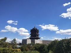 -城墙带状公园-大同古城墙广场停车场