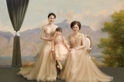 -时光纪亲子全家福照相馆(静安店母女写真父母纪念照)