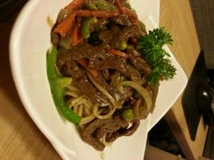 炒黑椒牛柳意面-疯狂小兔披萨(书林家园店)