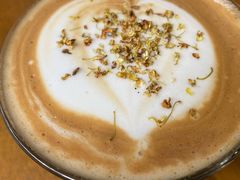 酒酿桂花卡布-Oasis coffee燕谷咖啡(公信店)