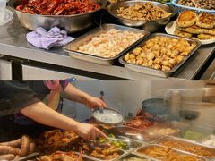 自助取餐区-新岳记煎饺