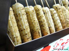 M@台湾の高雄六合夜市烤玉米-六合夜市