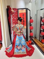-懿沉香中式嫁衣礼服秀禾服龙凤褂马来褂旗袍总店