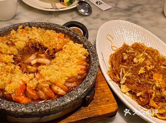 「小菜园新徽菜(如皋吾悦店)」「石板蒜蓉虾」虾很新鲜