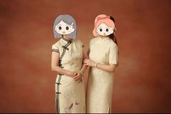 -时光纪亲子全家福照相馆(静安店母女写真父母纪念照)