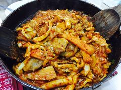 铁板鱿鱼炒五花肉（中份）-槿Story·韩国料理(望京韩国美食城店)