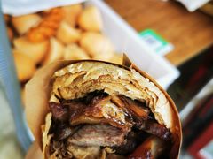 烧饼夹肉-李小老烧饼(常营民族家园店)