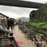 周末雨天大渡口义渡古镇人很少，有室内停车场