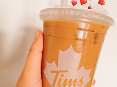 燕麦拿铁-Tims天好咖啡·贝果(凯德大峡谷购物中心店)
