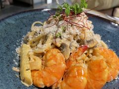 芝士蘑菇鲜虾意大利面-BE BRIGHT KITCHEN(正佳广场店)
