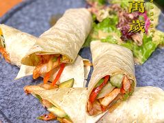 菠菜汁鸡肉卷-青麦家·融合餐厅(江岛智立方店)