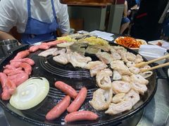 韩国烤肠-海花锅盖烧烤店(怡馨家园店)