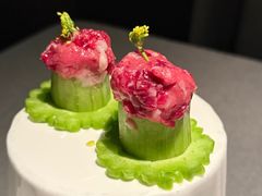 雪花嵌夏绿-左庭右院鲜牛肉火锅黑金店(陆家嘴中心店)