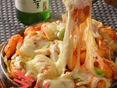 铁板芝士年糕-盛京旺炉泥炉烤肉(恒大滨江左岸店)