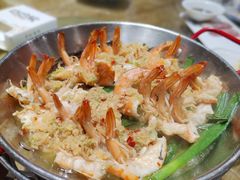 东北风味蒜蓉油焖虾-四合院海鲜小厨(旱西关店)