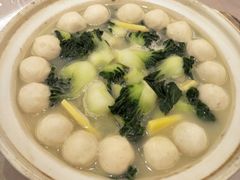 鱼丸煲淋奶白菜-东方御宴海鲜酒楼(棕泉酒店)