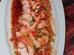 蒜蓉粉丝虾-绿茶餐厅(昌平悦荟店)