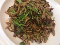 香辣肉丝-福园东北菜饺子铁锅炖