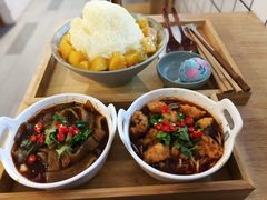 芒果牛奶棉棉冰-怪物的冰与火(天虹商场中山路店)