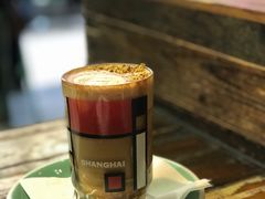 桂花酒酿热拿铁-MIKAKU(万达广场上海宝山店)