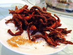 炸柳河小鱼-大清花饺子(山庄店)