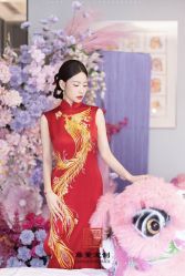 点击看大图 -藤薰定制中式嫁衣礼服旗袍店