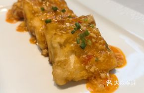 Pan-fried Stuffed Small Ground Tofu