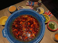 重庆原始红油现炒锅底-王歘歘·chuǎ火锅(五道营店)