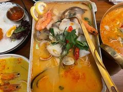 冬阴功汤明鲈鱼-曼泰·泰餐(江南环球港店)