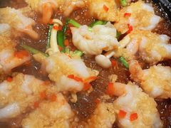 金银蒜蒸凤尾虾-绿茶餐厅(成都大悦城店)