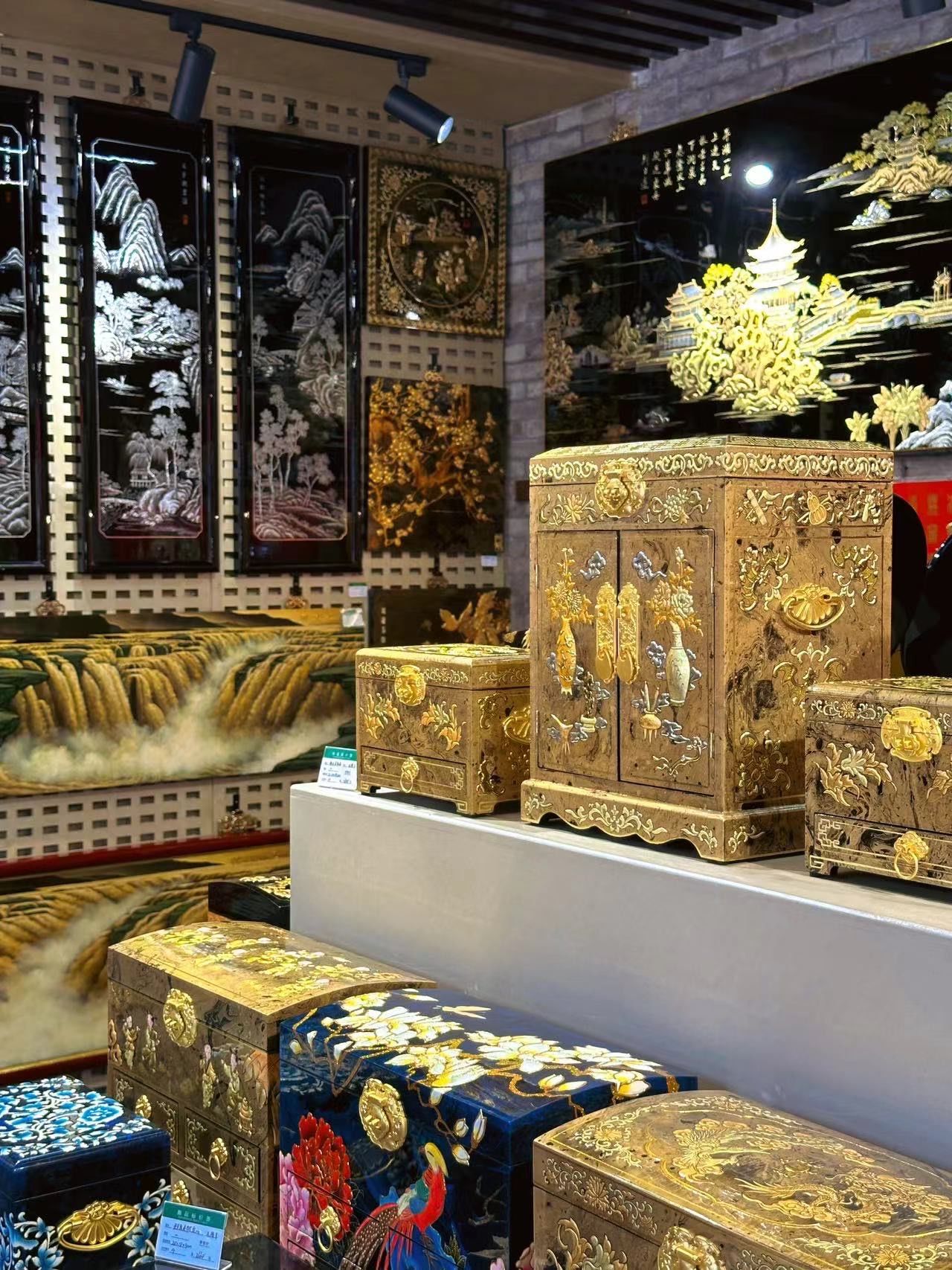 山西96非遗6015平遥推光漆器,买了个盒子花了我!