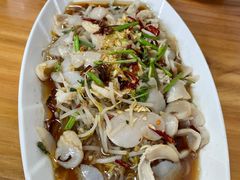 爆炒天鹅蛋拼鸟贝-景祥海鲜美食餐厅