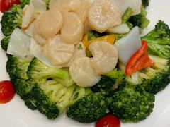翡翠炒花枝带子-幸运楼(北京路店)