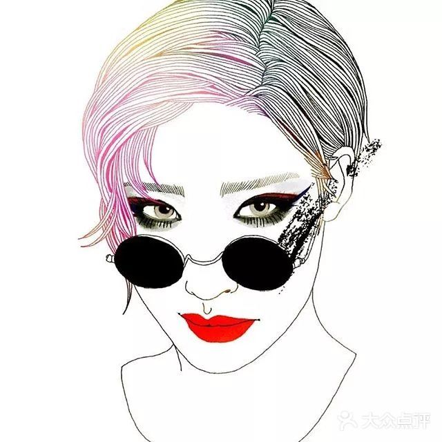 你见过有人用针管画的头发丝吗❗