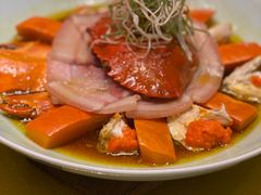 金腿南瓜蒸膏蟹-老灶味道·本帮菜(昌平路店)