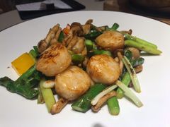 烧汁白玉菇炒带子-尚一汤·粤菜海鲜(环球港店)