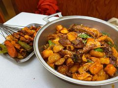 -尕有炕锅烤羊肉