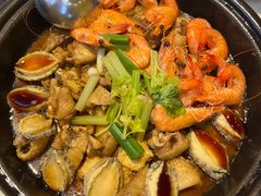 -蜀八婆鲍鱼鸡煲虾(宝安坪洲店)