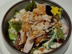 无油低温烟熏鸡胸肉蔬菜沙拉-K·Kitchen KK牛扒厨房(江南西店)