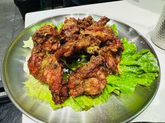 -山野的朋友露营炭火烤肉