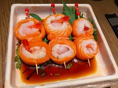 三文鱼荔枝甜虾卷-筱田の食堂·izakaya(淮海中路店)