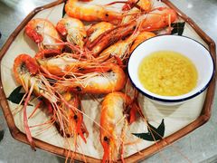白灼罗氏虾-区海鸡场饭店(石壁店)
