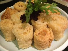 炸腐皮-左庭右院鲜牛肉火锅(南通CBD大有境店)