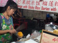 -芒果糯米饭摊子