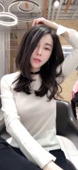 烫染很优美的造型烫-LA BELLEZA倍丽莎美发沙龙
